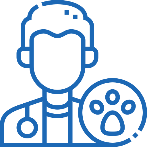 Vet blue icon